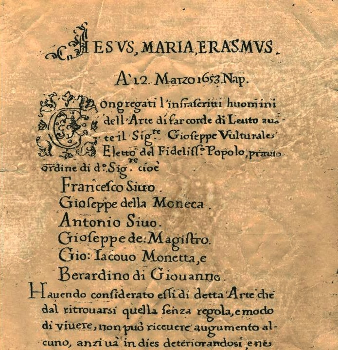 Italian violin strings in the eighteenth and nineteenth centuries:  typologies, manufacturing techniques and principals of stringing